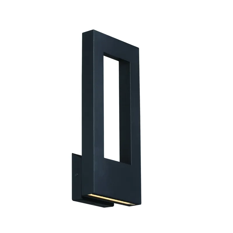 Modern Forms WS-W5516-BK 3000K 23 Watt Twillight LED Outdoor Wall Light in Black