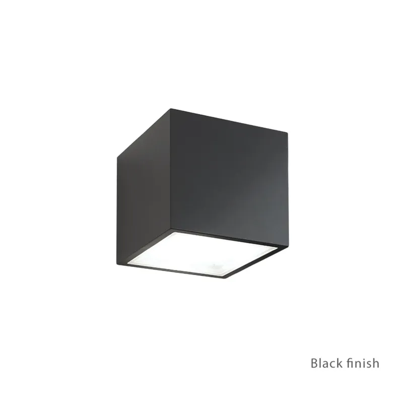 Modern Forms WS-W9202-BK 3000K 30.5 Watt Bloc LED Up And Down Wall Light in Black