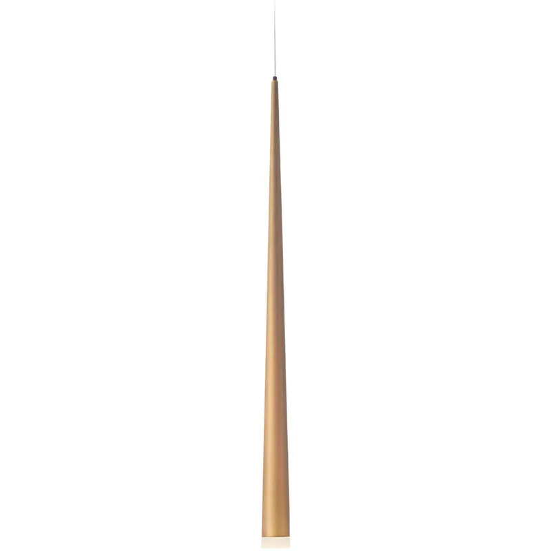 Modern Forms PD-41819-AB 3500K 7 Watt Cascade Etched Glass LED Pendant in Aged Brass
