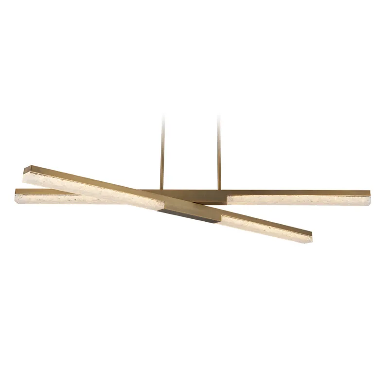 Modern Forms PD-81004-AB 3000K 12.25 Watt Minx LED Pendant in Aged Brass