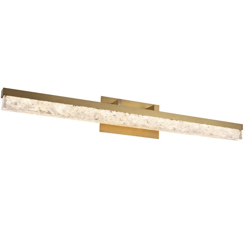 Modern Forms WS-62039-AB 3000K 31.42 Watt Minx LED Bathroom Vanity & Wall Light in Aged Brass