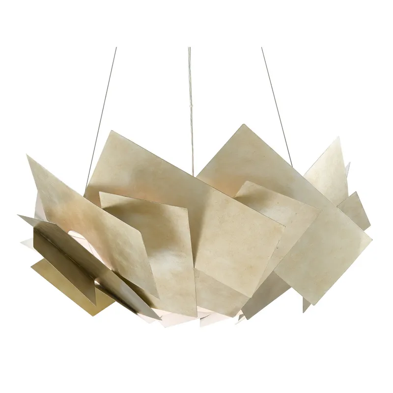 Artiste Silver Chandelier - Silver Leaf