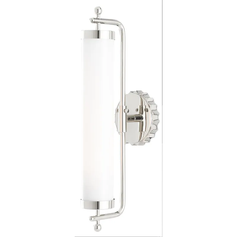 Latimer Nickel Wall Sconce - Polished Nickel