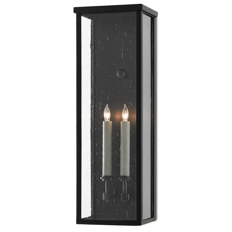 Tanzy Medium Outdoor Wall Sconce - Midnight