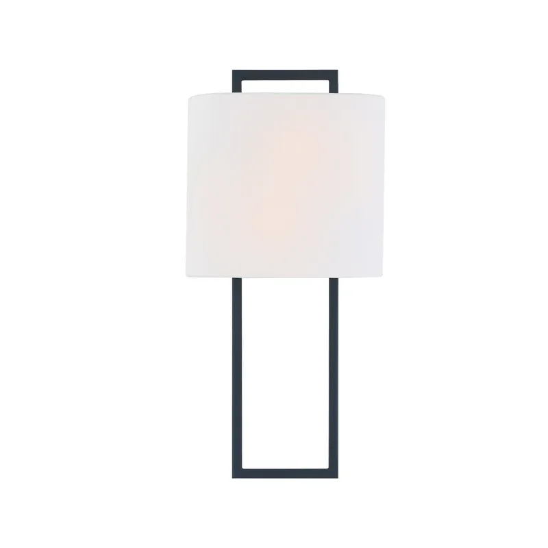 Fremont 10'' Black Forged Sconce Black 10"W x 21"H x 4"D