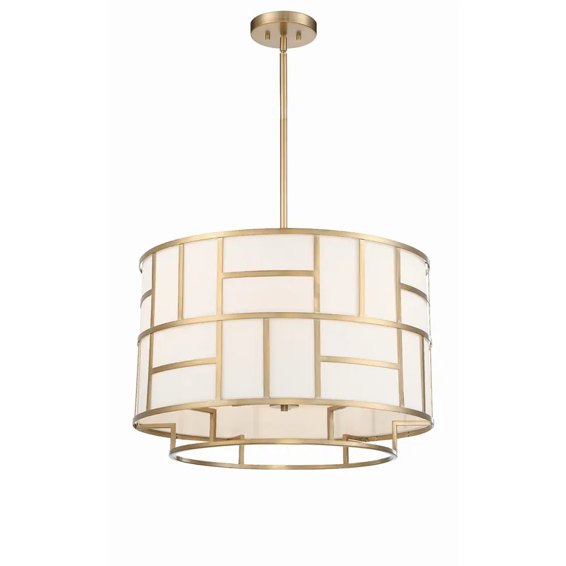Libby Langdon Danielson 24.75'' Vibrant Gold Chandelier Gold 24.75"W x 17"H x 24.75"D