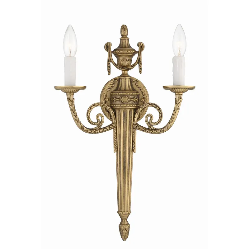Loxley 12.75'' Matte Brass Sconce Gold 12.75"W x 20"H x 3.75"D