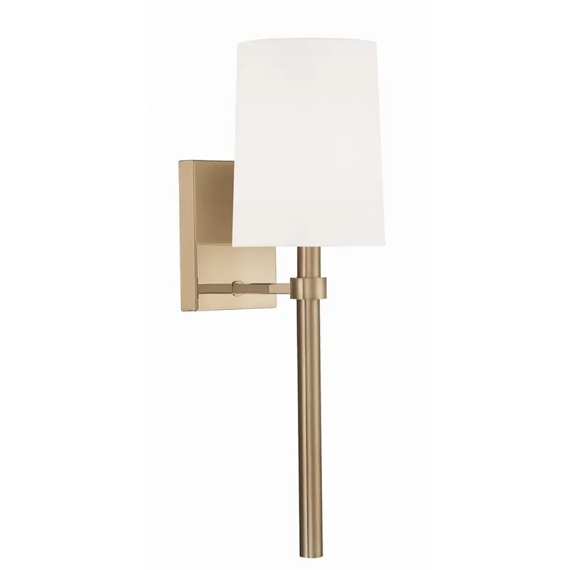 Bromley 5.5'' Vibrant Gold Sconce Gold 5.5"W x 18.5"H x 7.25"D