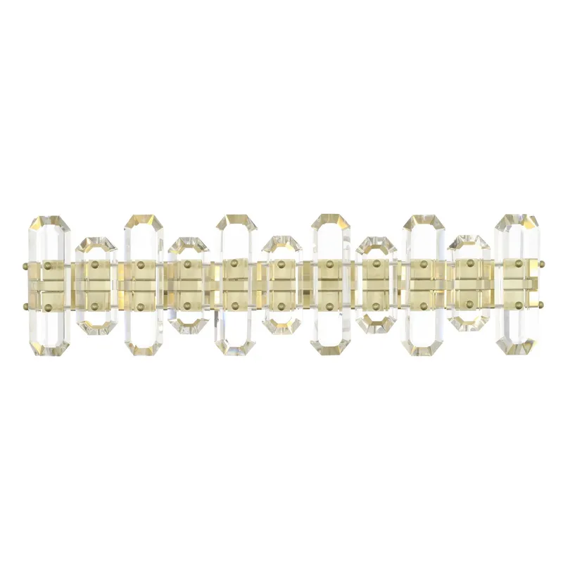 Bolton 25.25'' Aged Brass Bathroom Vanity Gold 25.25"W x 8.5"H x 5.5"D