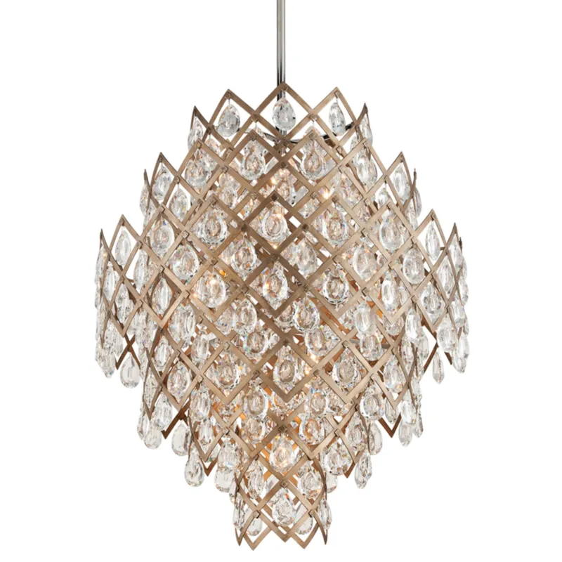 Tiara 11-Light Chandelier in Vienna Bronze 32.25W x 39H