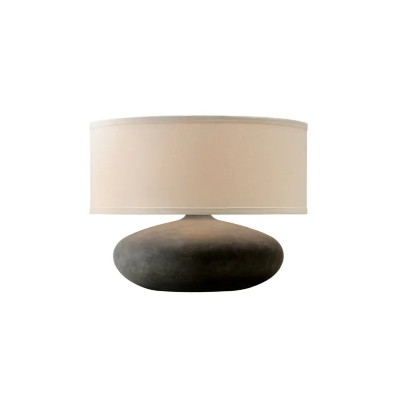 Zen 1-Light Table Lamp in Graystone 17.75W x 14H