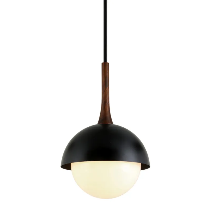 Cadet 1-Light Pendant in Soft Black 15W x 24.75H