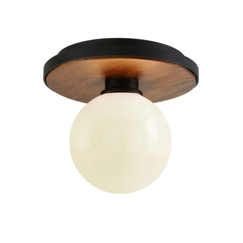 Cadet 1-Light Flush Mount in Soft Black 9W x 8H