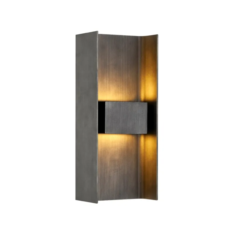 Scotsman 2-Light Exterior Wall Sconce in Graphite 5.75W x 13.5H