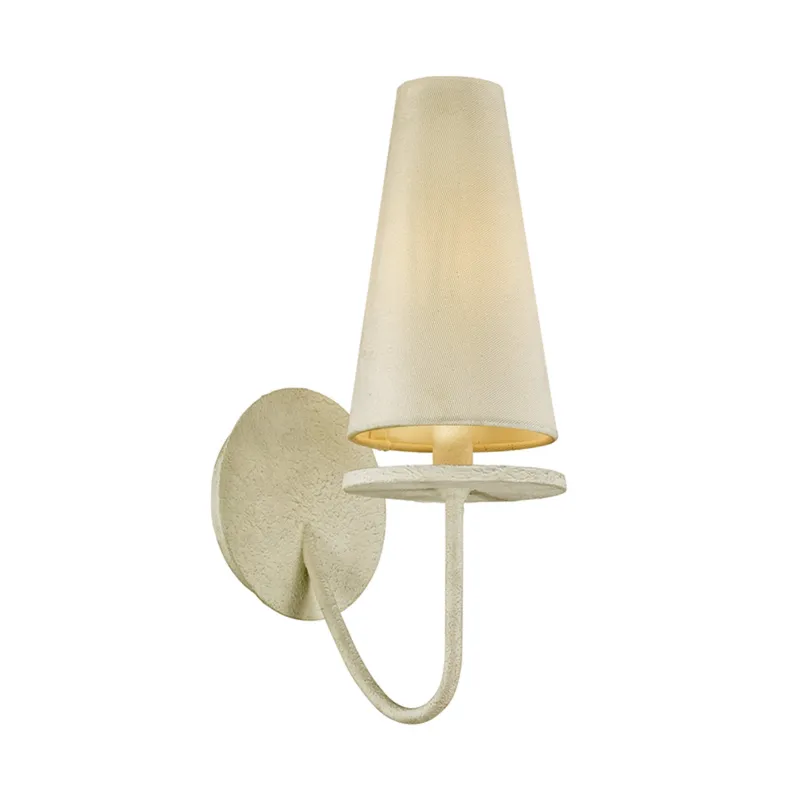 Marcel 1-Light Wall Sconce in Gesso White 5.5W x 14.25H