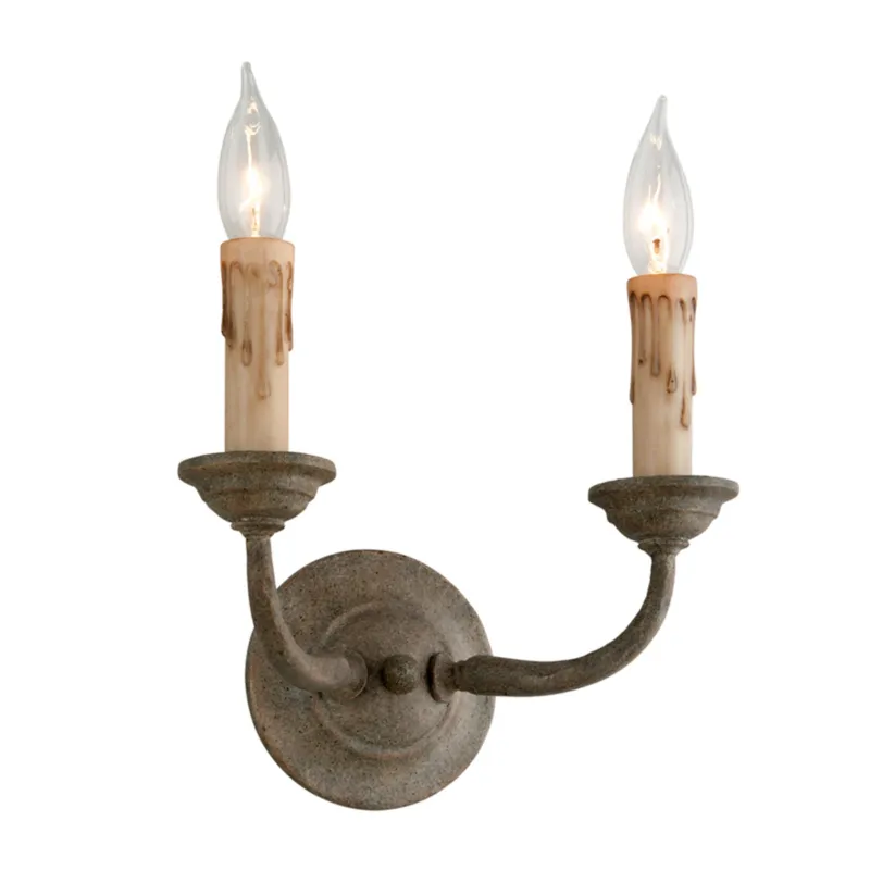 Cyrano 2-Light Wall Sconce in Earthern Bronze 11W x 9.75H