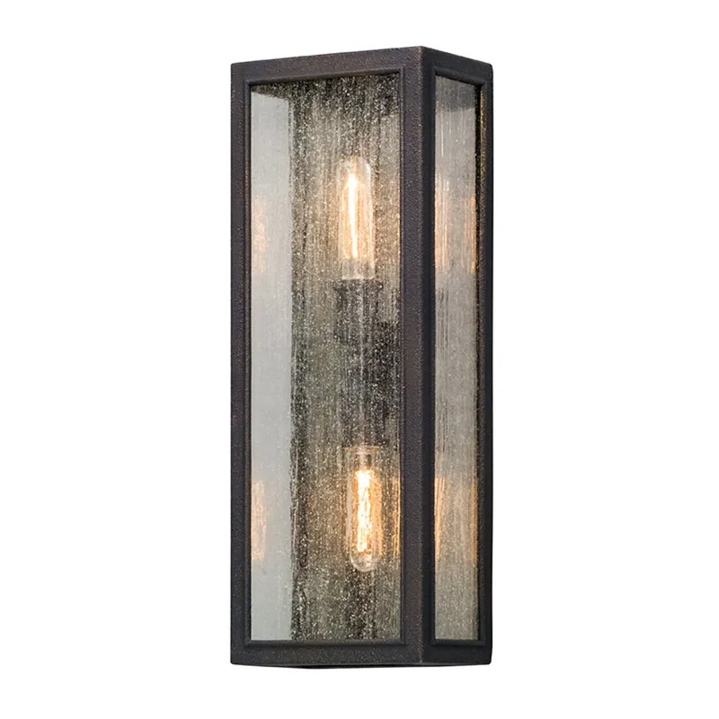 Dixon 2-Light Exterior Wall Sconce in Vintage Bronze 8W x 22H