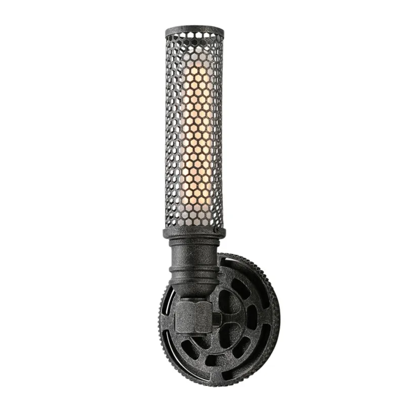 Atlas 1-Light Wall Sconce in Aged Pewter 5W x 13.5H