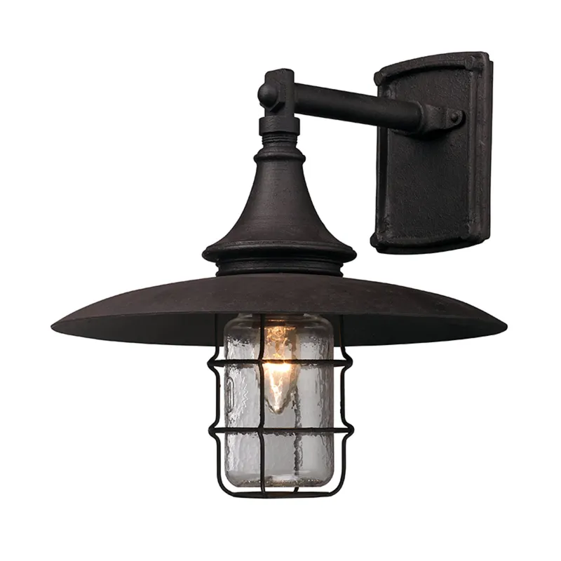 Allegheny 1-Light Exterior Wall Sconce in Heritage Bronze 13W x 13H