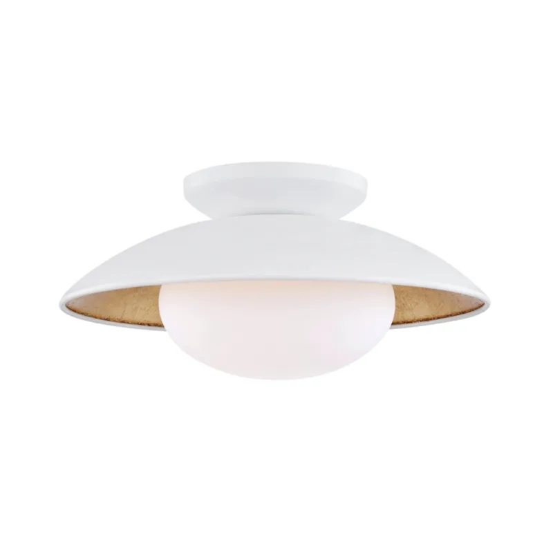 Cadence 1-Light Semi Flush in White 14W x 6.75H