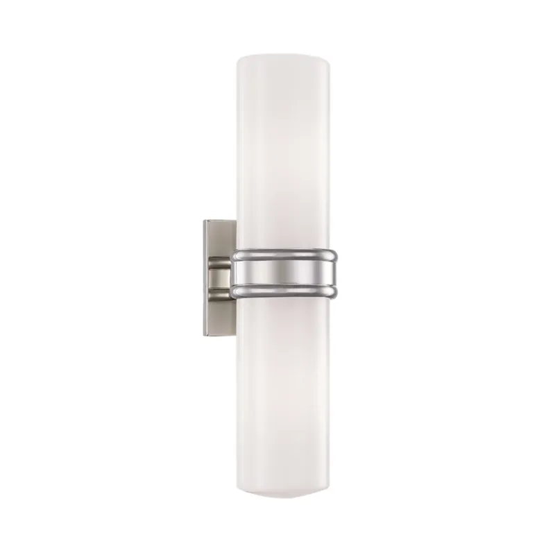 Natalie 2-Light Wall Sconce in Polished Nickel 4.25W x 16.25H