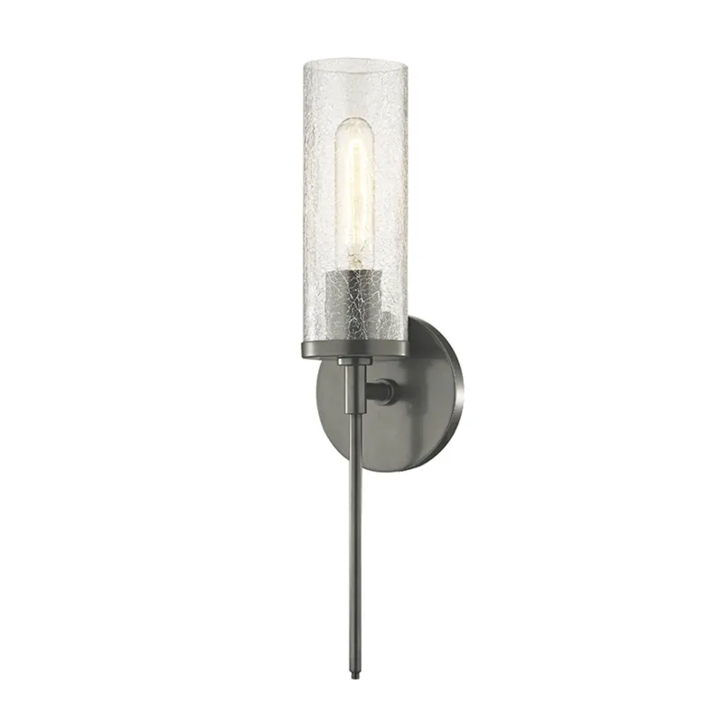 Olivia 1-Light Wall Sconce in Old Bronze 4.75W x 17.5H