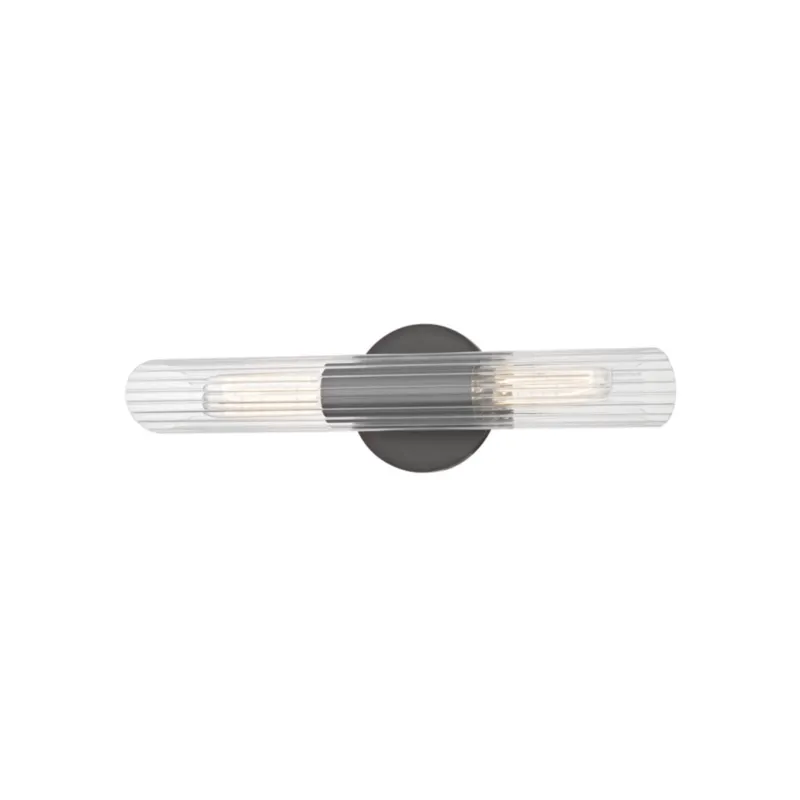 Cecily 2-Light Wall Sconce in Old Bronze 4.75W x 17.25H