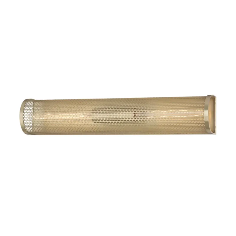 Britt 2-Light Wall Sconce in Aged Brass 4.5W x 23.25H