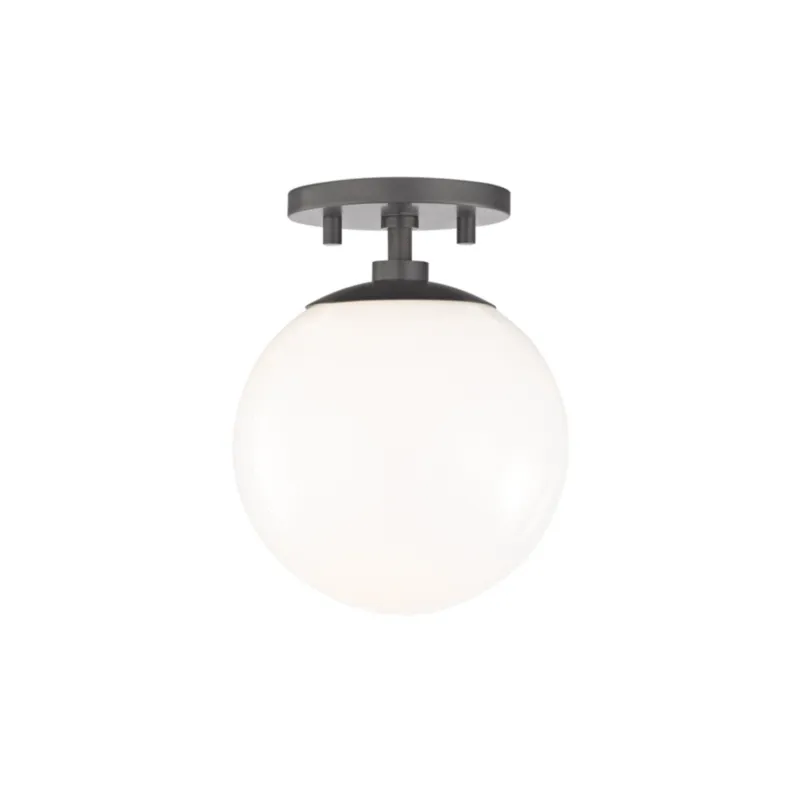 Stella 1-Light Semi Flush in Old Bronze 7W x 9H