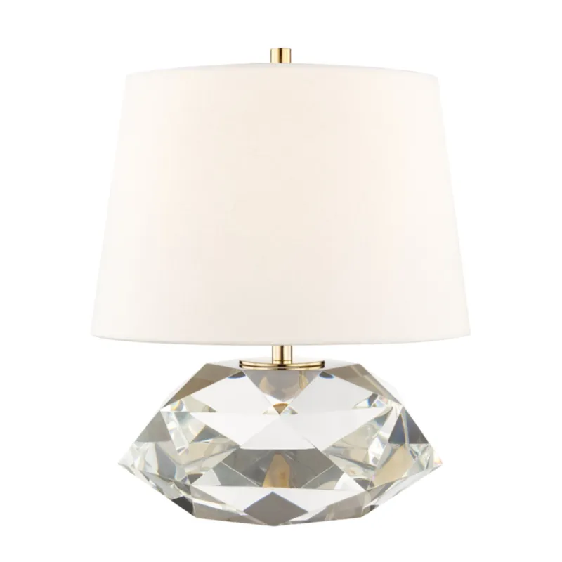 Henley 1-Light Table Lamp in Aged Brass 13.5W x 16H