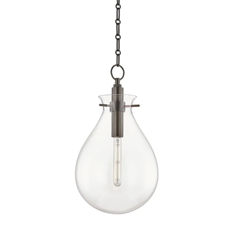 Ivy 1-Light Pendant in Old Bronze by Becki Owens 12.5W x 22.75H