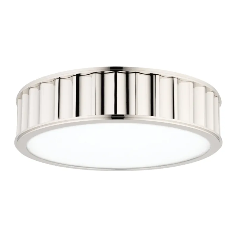 Middlebury 3-Light Flush Mount in Polished Nickel 16W x 4H