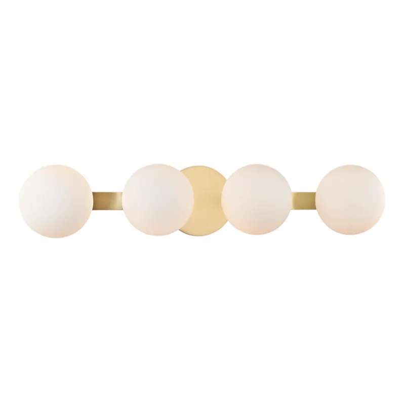Baird 4-Light Bath and Vanity in Aged Brass 23.5W x 4.75H