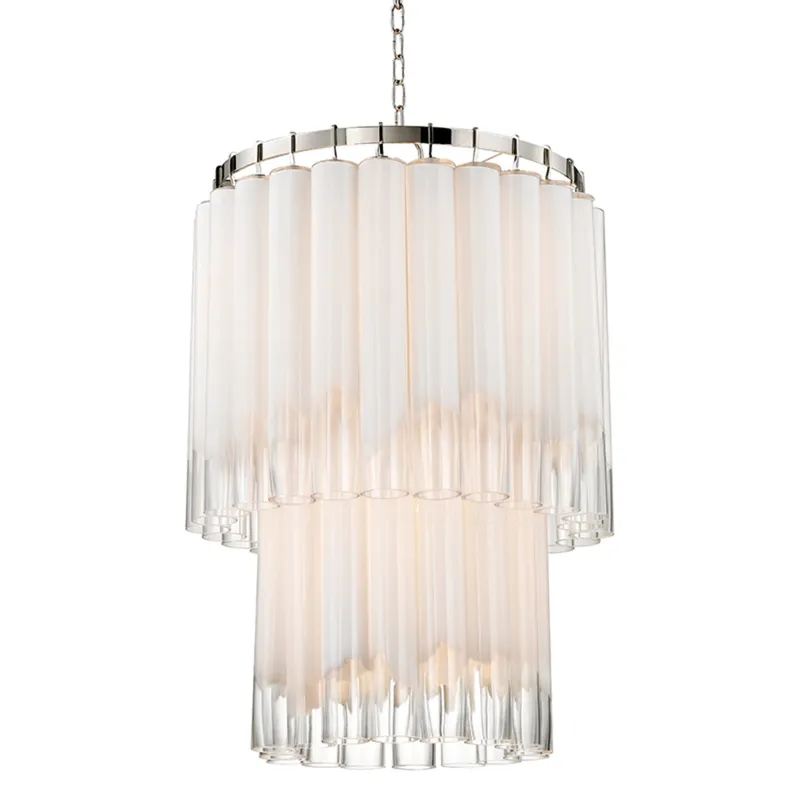 Tyrell 9-Light Chandelier in Polished Nickel 23.75W x 35.75H