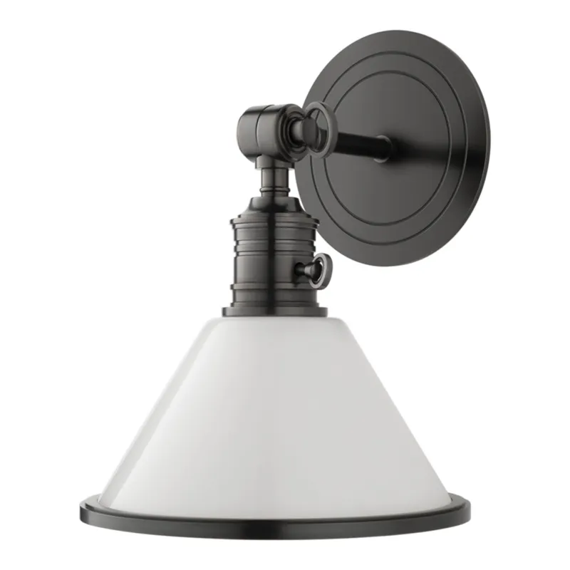 Garden City 1-Light Wall Sconce in Old Bronze 8W x 11H (8331-OB)