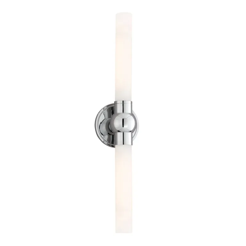 Cornwall 2-Light Bath and Vanity in Polished Chrome 5W x 25.5H