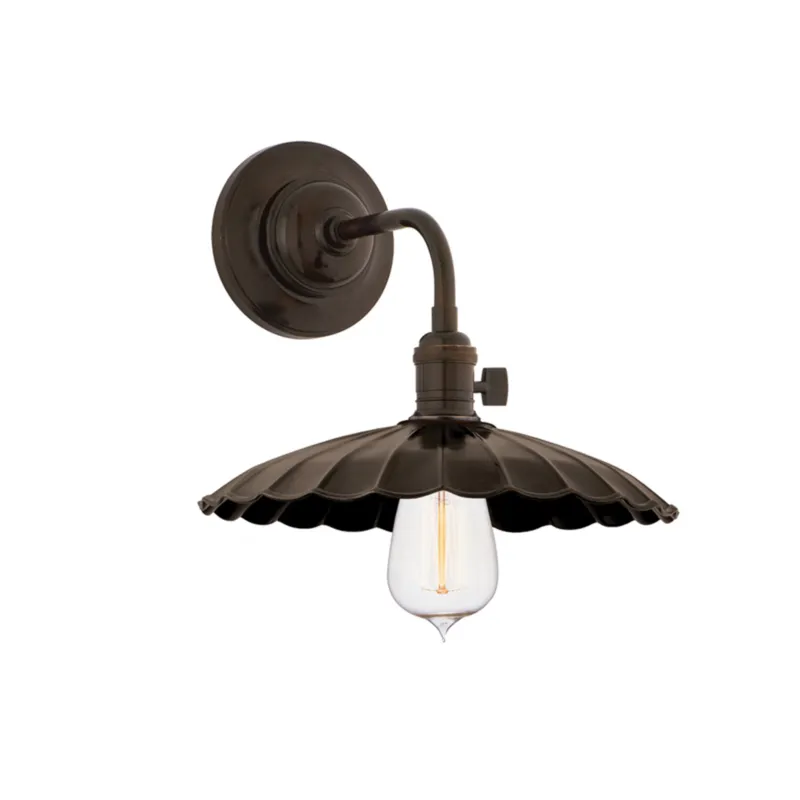 Heirloom 1-Light Wall Sconce in Old Bronze 10W x 8.5H (8000-OB-MS3)