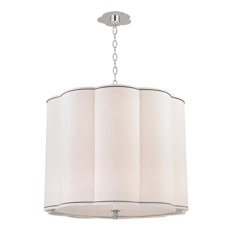 Sweeny 5-Light Chandelier in Polished Nickel 25W x 22H