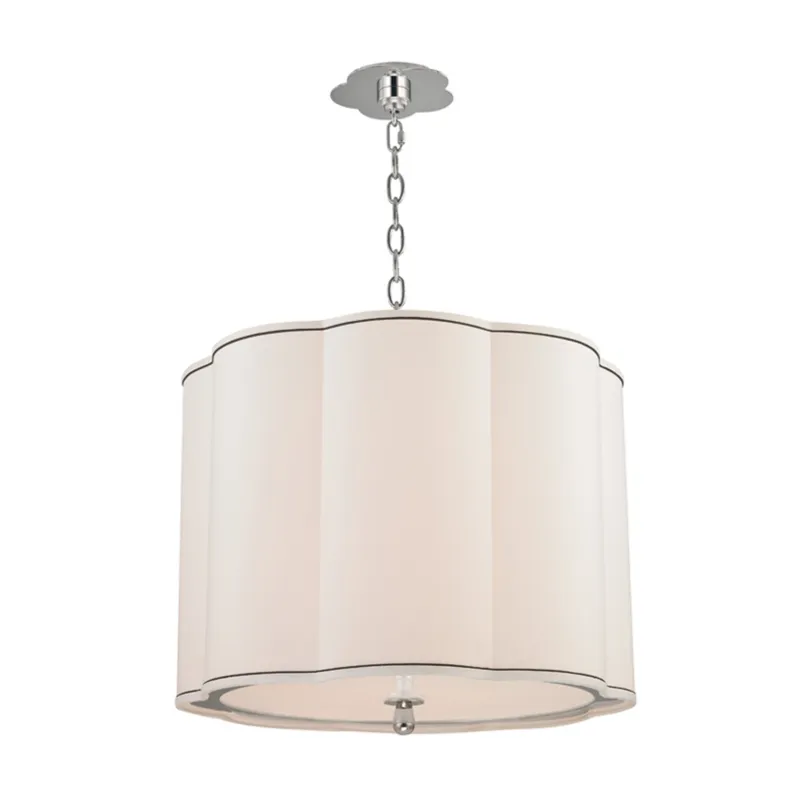 Sweeny 4-Light Pendant in Polished Nickel 20W x 18H