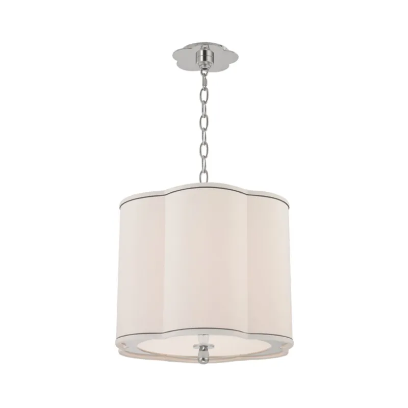 Sweeny 3-Light Pendant in Polished Nickel 15W x 14.75H