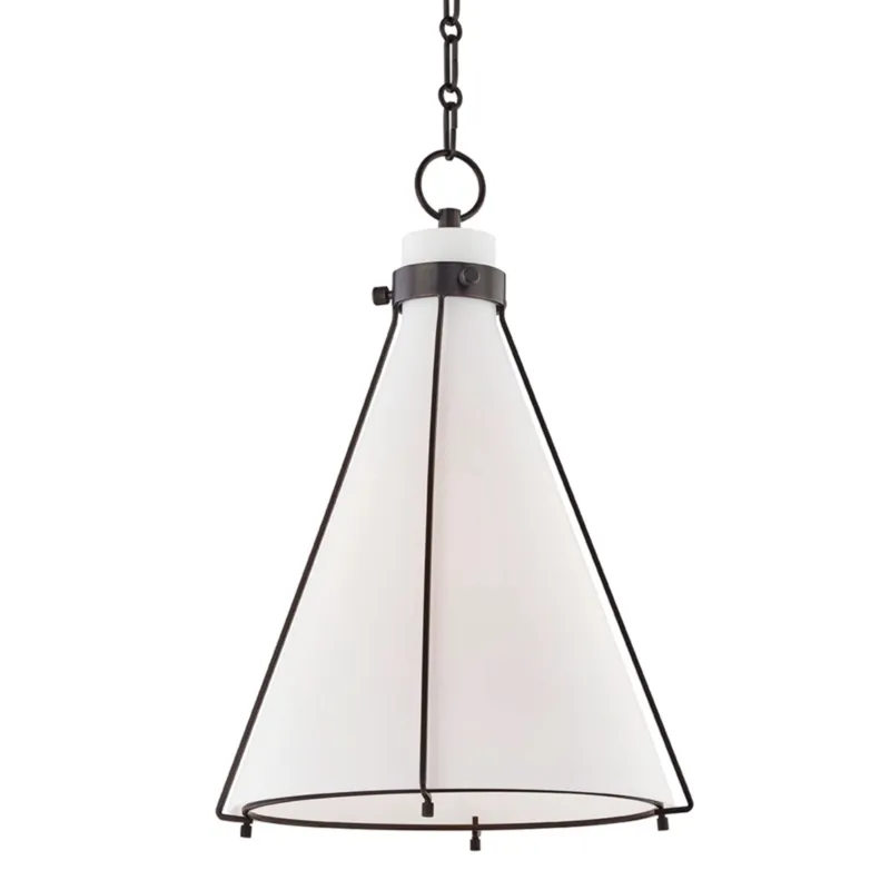 Eldridge 1-Light Pendant in Old Bronze 15.5W x 22H