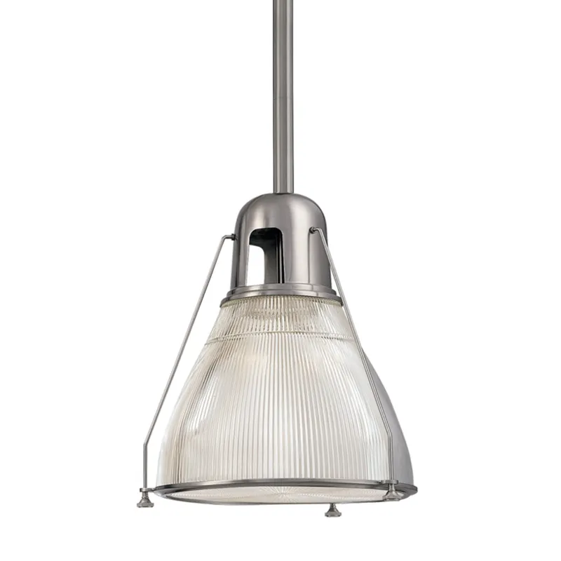 Haverhill 1-Light Pendant in Satin Nickel 8W x 11H