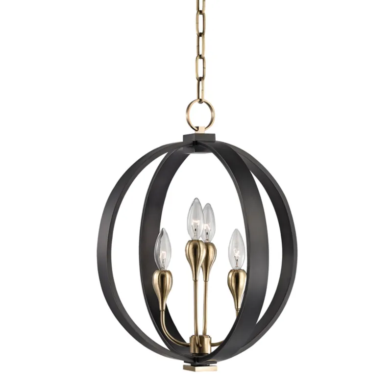 Dresden 4-Light Lantern in Aged Brass/Old Bronze 16W x 19.5H