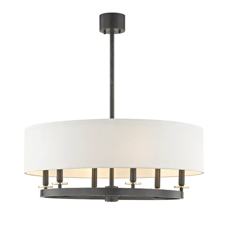 Durham 6-Light Chandelier in Aged Brass/Old Bronze 30.75W x 12H