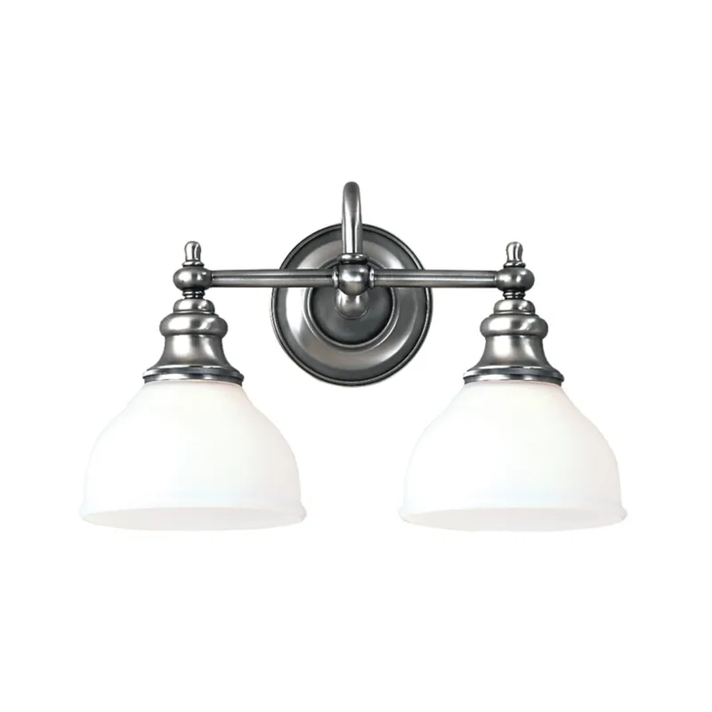 Sutton 2-Light Bath and Vanity in Polished Nickel 16.25W x 10.25H