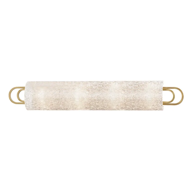 Buckley 4-Light Bath and Vanity in Aged Brass 31W x 5H