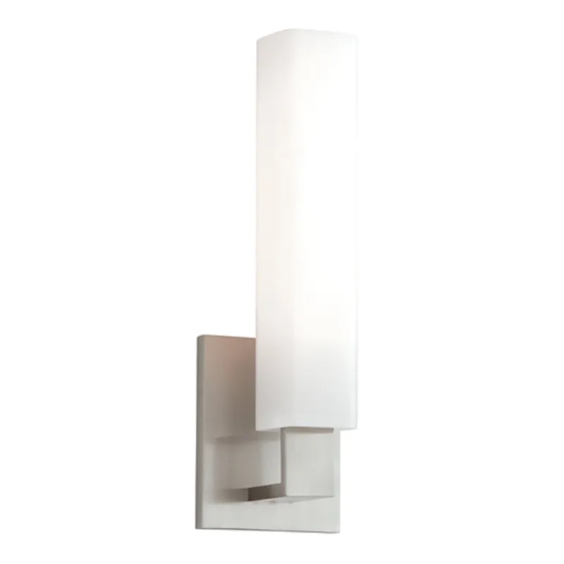 Livingston 1-Light Bath and Vanity in Satin Nickel 4.5W x 13.75H