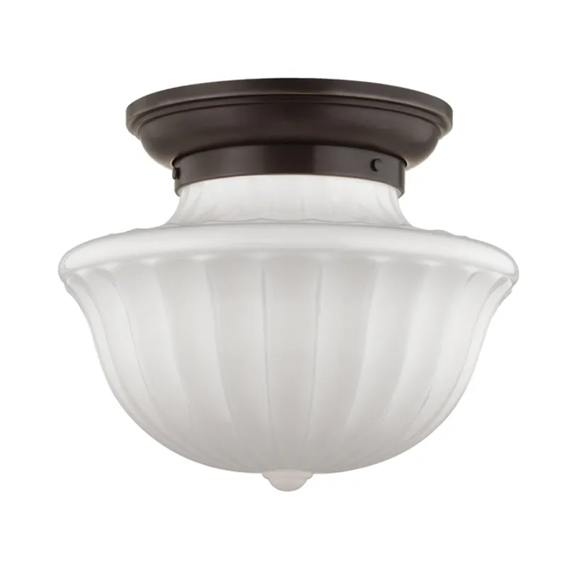 Dutchess 2-Light Flush Mount in Old Bronze 15W x 12.5H