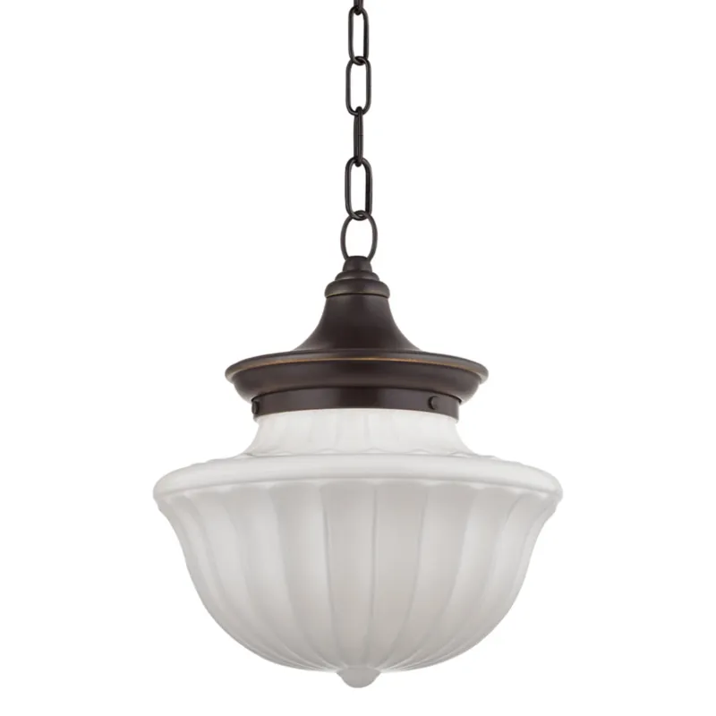 Dutchess 1-Light Pendant in Old Bronze 12W x 14.75H