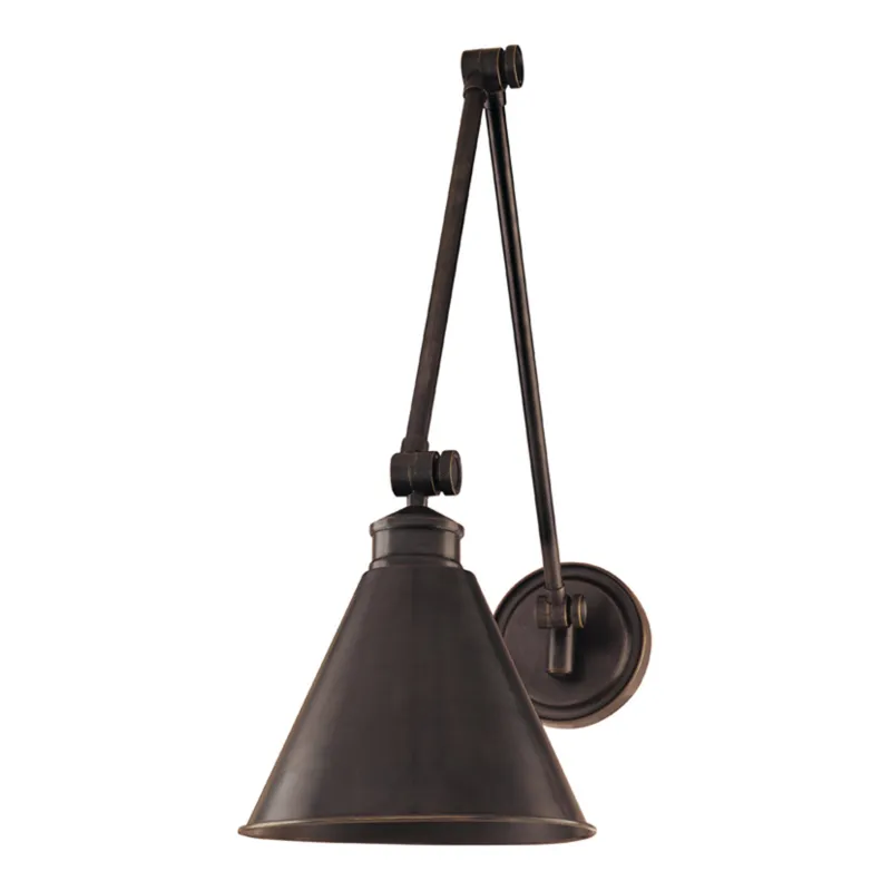 Exeter 1-Light Wall Sconce in Old Bronze 8W x 19H (4721-OB)